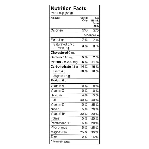 Oatmeal Crisp 475g/16.7oz, Almond, (Imported from Canada)