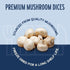(1.5 oz, Harmony House Foods Freeze-Dried Mushroom Dices Quart Size Jar)