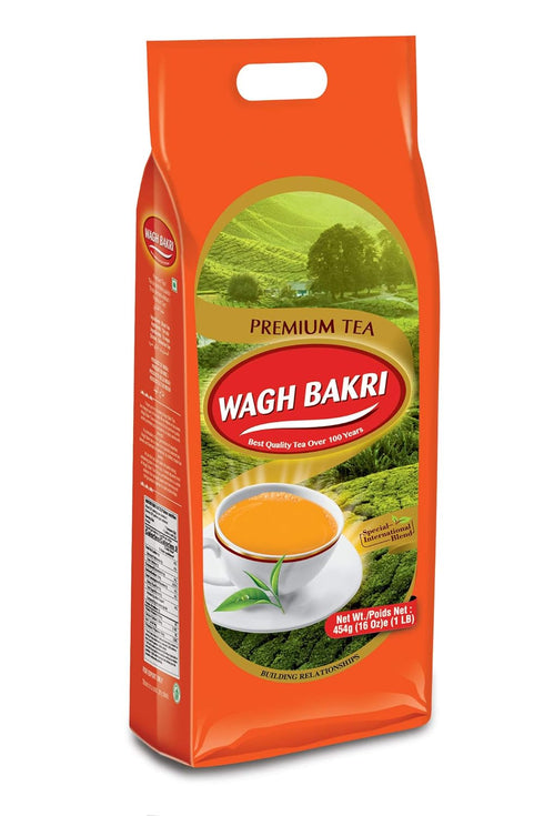 1 lb Wagh Bakri Premium Black Tea, of Special International Blend