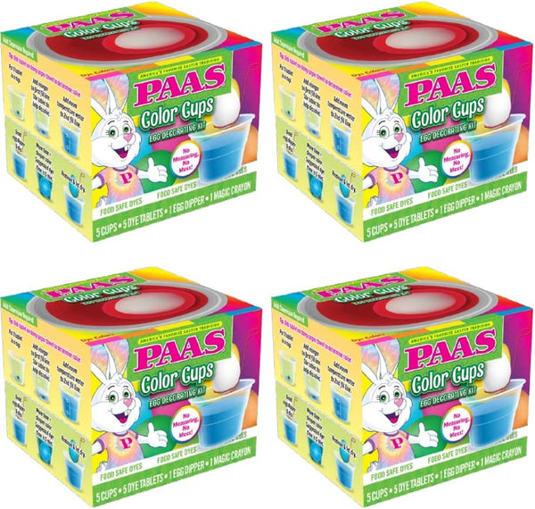 PAAS Color Cups Egg Decorating Kit (Pack of 4) - America's Favorite
