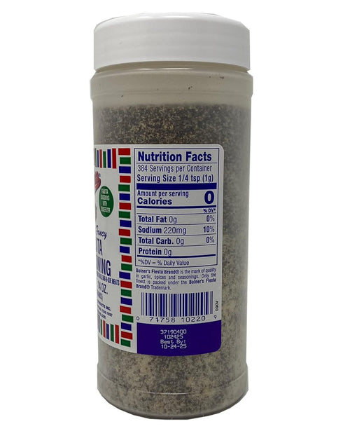 Bolner's Fiesta Extra Fancy Fajita Seasoning, 14 Oz Plastic Jar (Pack of 1)