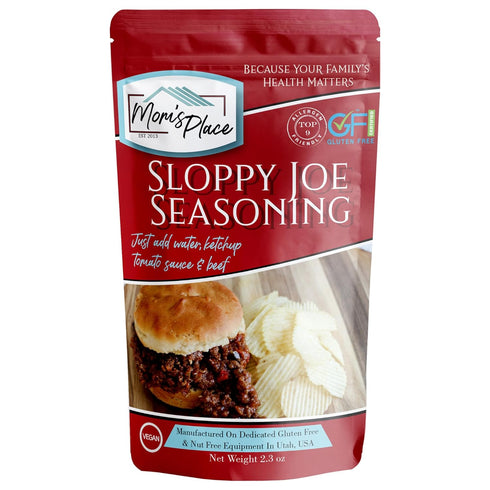 Mom's Place Gluten-Free Sloppy Joe Seasoning Mix - Soy Free, Dairy Free