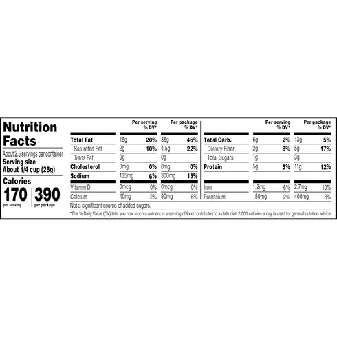 2.25 (Pack 16) Nut Harvest, Deluxe Mixed Nuts, Ounce