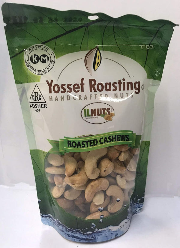 ILNUTS Kosher certified roasted Cashews by Yossef Roasting Handcrafed Nuts, fresh and healthy,