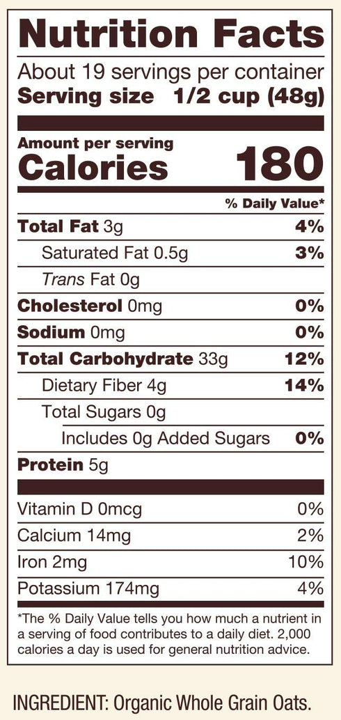 32oz (Pack 4) Bob's Red Mill Organic Extra Thick Rolled Oats, of - Non GMO, Whole Grain, Vegan, Kosher