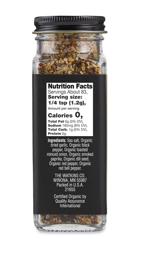 Watkins Organic Grilling Steak Seasoning, 3-Pack, 3.5 oz