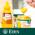 9 oz Eden Organic Yellow Mustard, Glass Jar, Stone Ground, with Apple Cider Vinegar