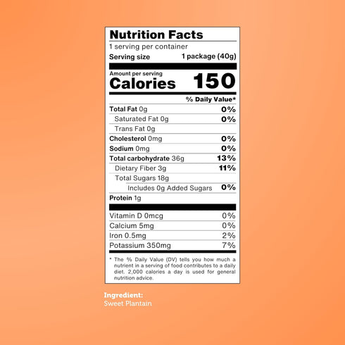 1.4 oz Pack 12 Baked Sweet Plantain Crisps by GOOD CHIPS! Crispy, Crunchy, Oil-Free, Healthy Maduritos - bags