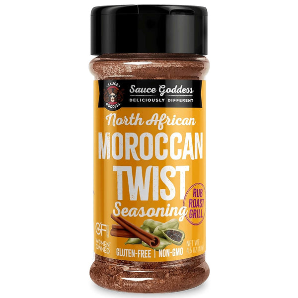 Sauce Goddess - Moroccan Twist Spice Shaker - Exotic Blend with Cardamom