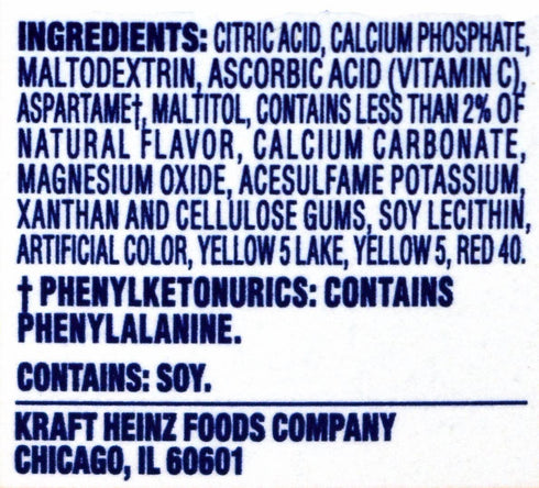 Kraft 10-Quart (Pack 2) Crystal Light Classic Orange Drink Mix, Canister