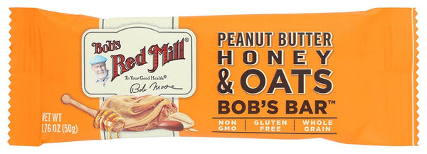 Bob's Red Mill Bob's Bar, Peanut Butter Honey & Oats, Gluten Free
