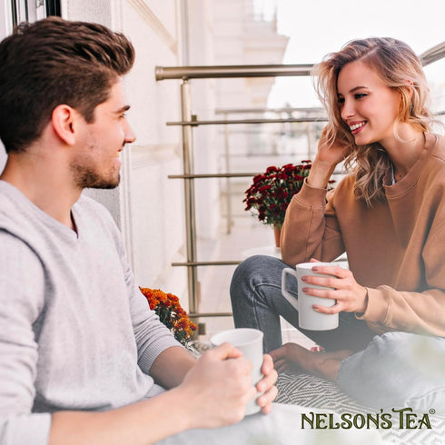 Cozy, 2oz Nelson's Tea Orange Cinnamon Spice Black Tea Infused with Tangy Orange Peel, Aromatic Cinnamon & Zesty Cloves
