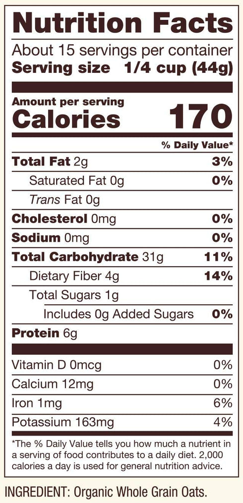 24oz (Pack 4) Bob's Red Mill Gluten Free Organic Steel Cut Oats, of - Non GMO, Whole Grain, Vegan, Kosher