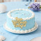 Snlioek Acrylic Sea You Soon Baby Cake Topper with Seashell,Golden Ocean Themed Boy