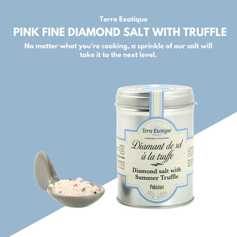 Terre Exotique 2.2 Oz Fleur De Sel with Italian White Truffles Ifaty Madagascar