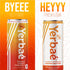 Pack 12, 12oz Yerba Energy Seltzer - Orange Cherry Pineapple No Sugar/Calories/Carbs. Energized by Yerba Mate