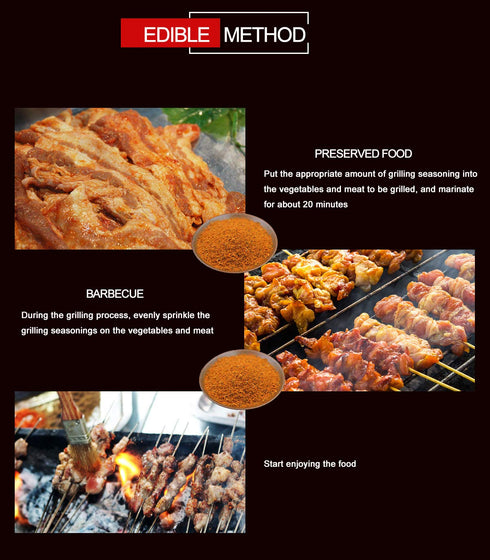 Chinese BBQ powder, Barbecue Grill Seasoning 15.87oz/450g Original imported of sichuan, china