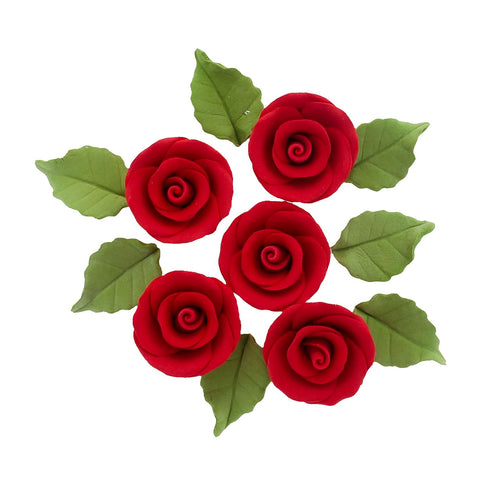 Global Sugar Art Premium Wedding & Party Edible Rose Cake & Cupcake