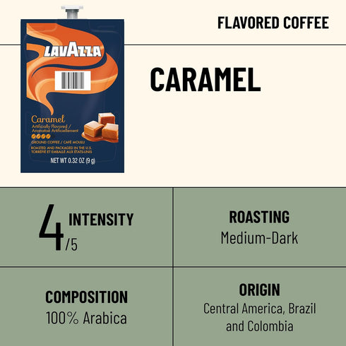 Freshpacks 76) Flavia Lavazza Caramel Coffee works only with Flavia Brewers (Case