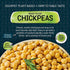 14.1 Oz (Pack 1) Mediterranean, Ready to Eat Chickpeas, Gluten Free, Plant Based, Vegan, No Preservatives, No