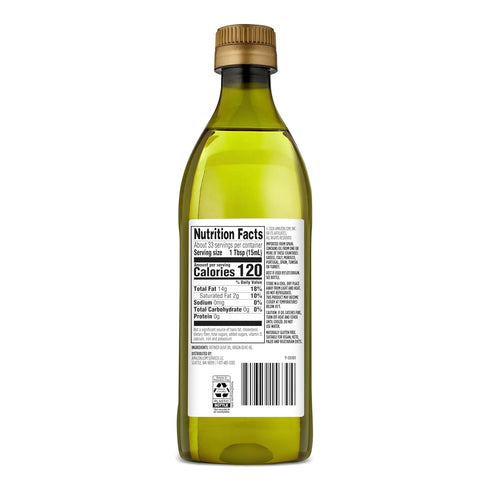 16.9 Oz Amazon Grocery, Olive Oil, Light Flavor, Fl