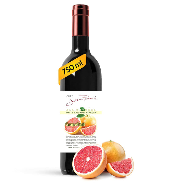 Chef Jean Pierre's Italian Balsamic Vinegar - 750ml (25oz) Rich Grapefruit Flavor,