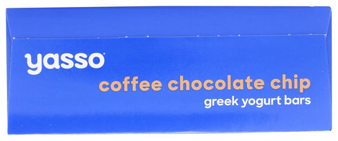 Frozen 4 Count frozen 3.5fl oz Yasso Greek Yogurt Bars Coffee Chocolate Chip Bars for a ridiculously creamy snack made