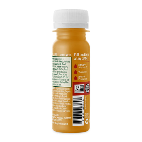 2 oz Suja Organic Detox Blood Orange Shot, Wellness Shot With Dandelion Root and Hibiscus, fl Bottle