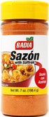 Badia Sazon with Azafran (Saffron) 7 oz Savory, Earthy & Slightly Floral