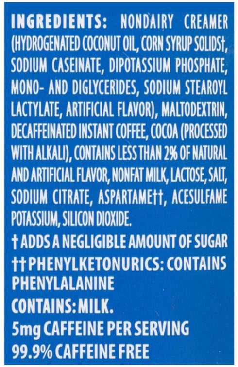 4 oz 4 Pack, 2 Packages (4 Maxwell House International Sugar-Free Decaf Suisse Mocha Beverage Mix, Tub, Tubs)