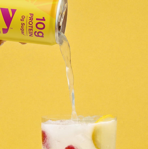 Waay 12 Lemon Sparkling Protein Water, FZ