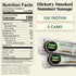 Summer 6 Oz (Pack 2) Schaller & Weber Hickory Smoked Pork Sausage, of | Ready to Eat German Smoked Sausage Meat Snack