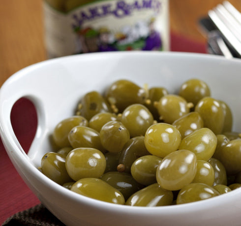Jake & Amos 16 Oz. (Pack 2) Pickled Green Tomatoes, Jar