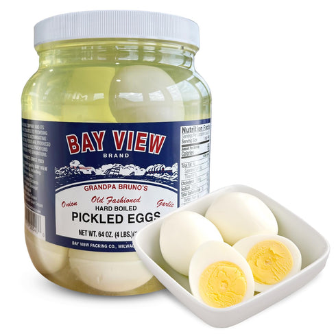 Bay View Pickled Eggs, No Artificial Ingredients, Gluten Free, 0g Sugar, 6g