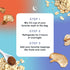 (6 Pack) Mushroom Overnight Oats Superfood Lions Mane Mushroom, Chia & Flax Seed - Organic Protein Oatmeal - High