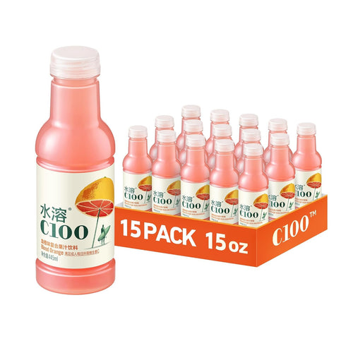 C100 Blood Orange Flavored Composite Juice Drink100mg Vitamin C Per Bottle, 12%