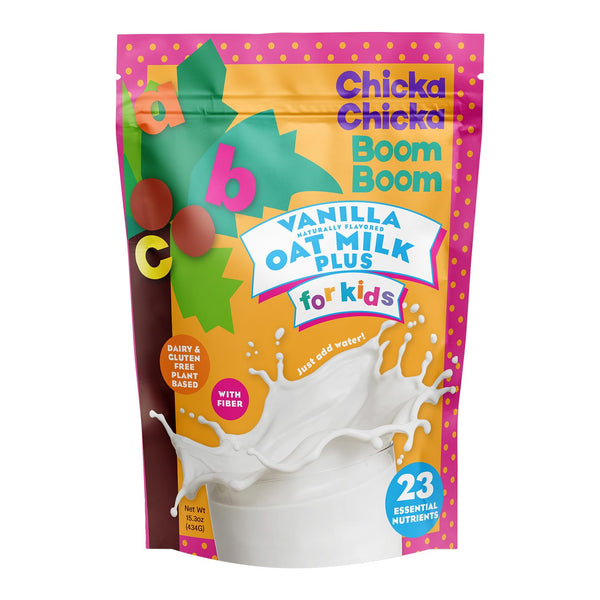 Chicka Chicka Boom Boom Vanilla Oat Milk Plus, Plant-Based Toddler Protein Drink