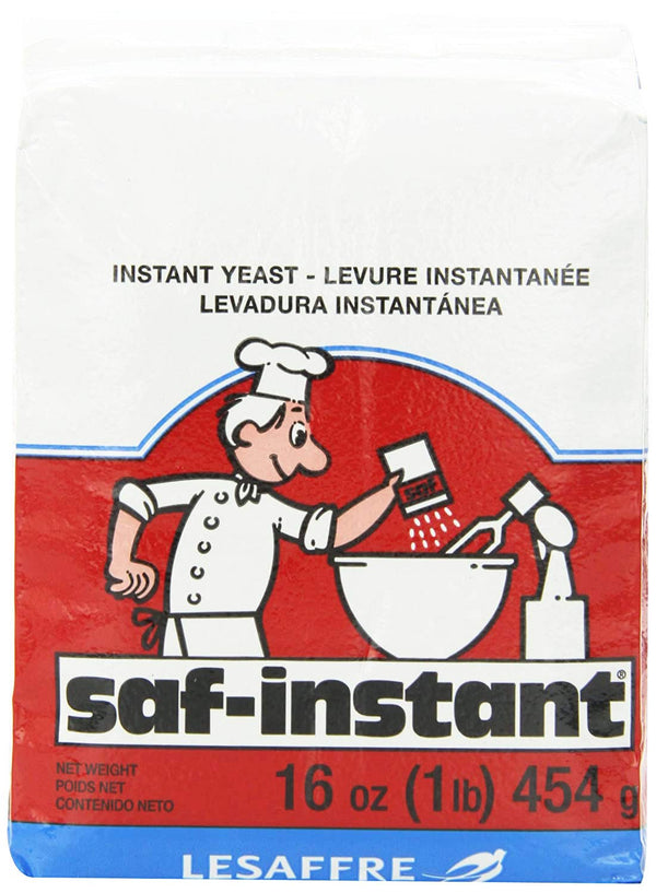 SAF Instant Yeast Red - 1 Pound for Baking Cake, Bread, and Dough