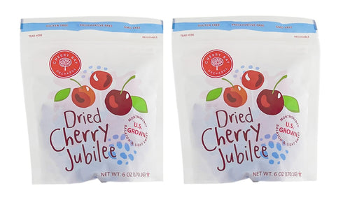 Pack 6oz 12oz) 100% Cherry Bay Orchards Dried Cherry Mix of Two Bags (Total - Includes Montmorency, Balaton and Light