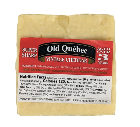 Generic Extra Aged Cheddar Cheese Over 3 Years - 1/2lb