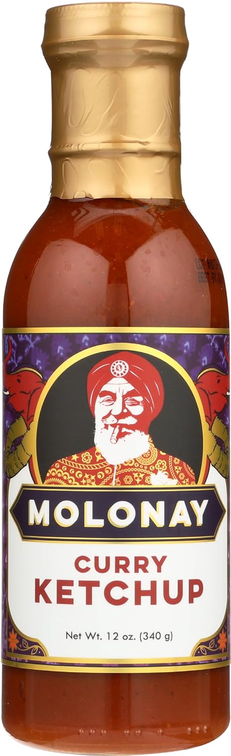 Molonay TUBILDERBORST Curry Ketchup, 12 OZ