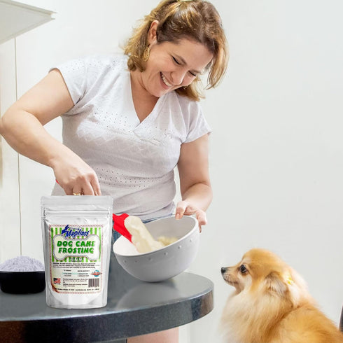 Magifrost Frosting for Dog Cake - Perfect for Homemade Dog Cakes and Treats, Dog-Friendly, Easy-to-Use, Deliciously Smooth Texture, Safe & Healthy Ingredients (10oz)