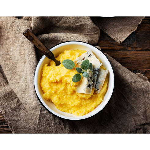 Molino Riva 2.2 lb 2 Pack 3 Yellow Instant Polenta | Ready in Minutes|