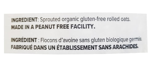 2.27kg/5 lbs. 80 One Degree Organic Foods, Gluten Free Sprouted Rolled Oats, {Imported from Canada}, Ounces
