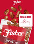 5.5 oz (Pack 1), Mammoth Fisher Snack Praline Pecans, of Resealable Pouch, Candied Pecans, Perfect for Gifting