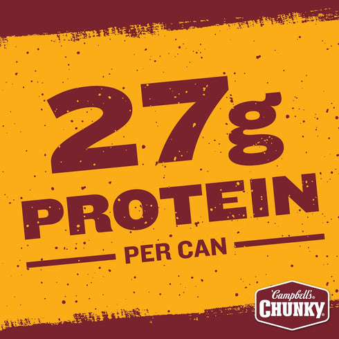 16.5 oz Campbells Chunky White Bean Chicken Chili, Can