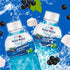 10.8oz (Pack 6) Mogu Mogu Blackcurrant Juice Drink with Nata de Coco Bold Fruit Flavor with Chewy Coconut Jelly