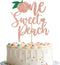 Mis Quince One Sweet Peach Cake Topper, Sweet as a Peach, 1st Birthday Cake