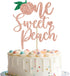 Mis Quince One Sweet Peach Cake Topper, Sweet as a Peach, 1st Birthday Cake