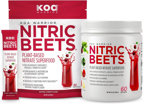 KOA WARRIOR Packets 60 Beet Root Powder Drink with Spinach, Arugula, Celery, Watermelon Juice, Pomegranate Juice